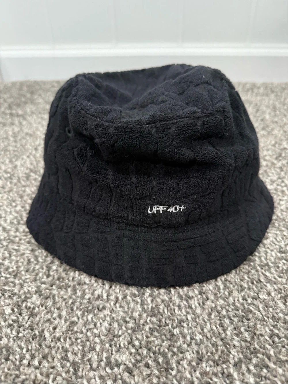 Jordan Black Terry Jumpman Bucket Hat for Kids